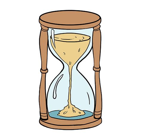 Hourglass drawing